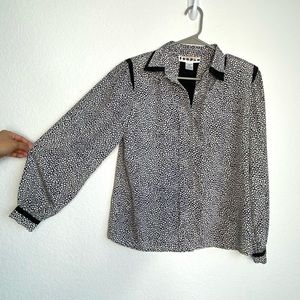 Vintage JORDAN Spotted Blouse
